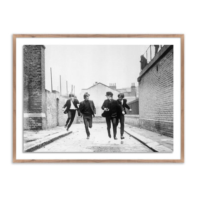 The Beatles Running In A Hard Day's Night Print by Getty Images