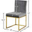 Chaise d'appoint rembourrée en velours Amberdawn-1602561296-1602561294