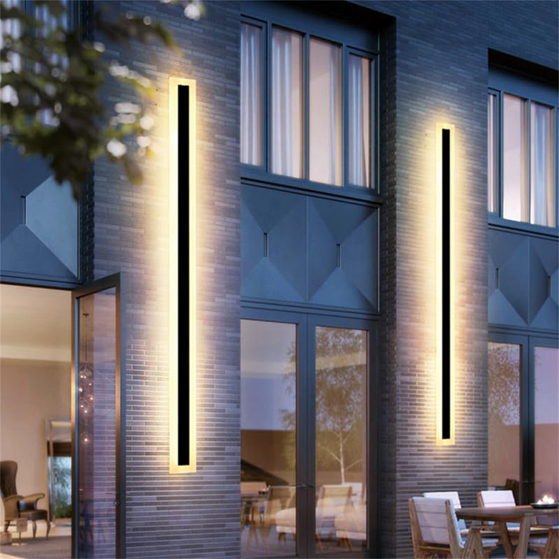 Matte Black Integrated LED Outdoor Sconce