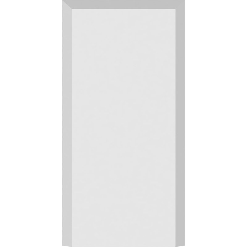 Bloc de socle standard à bords biseautés l 3 po x H 6 po x P 3/4 po, H 6 po x l 3 po x p 0,75 po