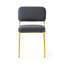 Sixty Upholstered Dining Chair with Metal Frame-1508666409-1508666411