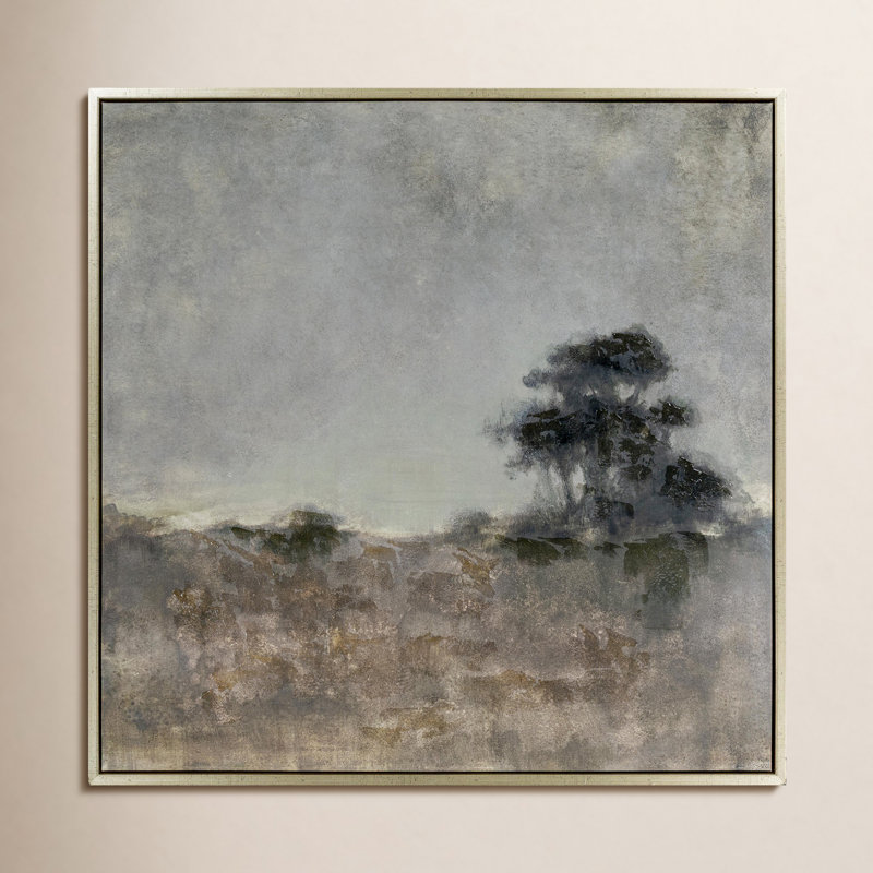 Peinture encadrée, Grey, Argent