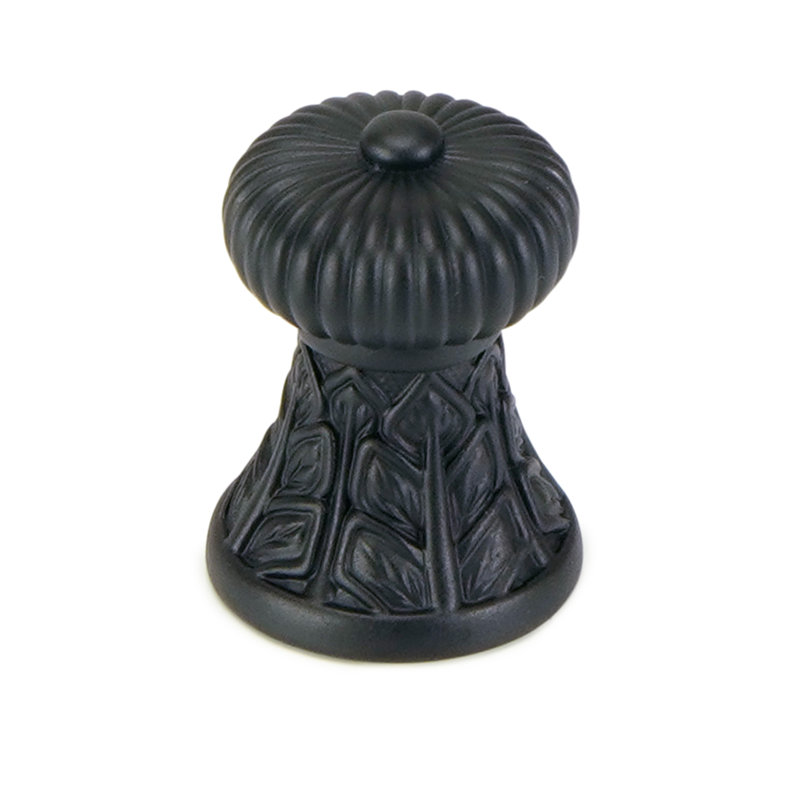 HAMPTON MINI KNOB; MATTE BLACK FINISH, Matte Black