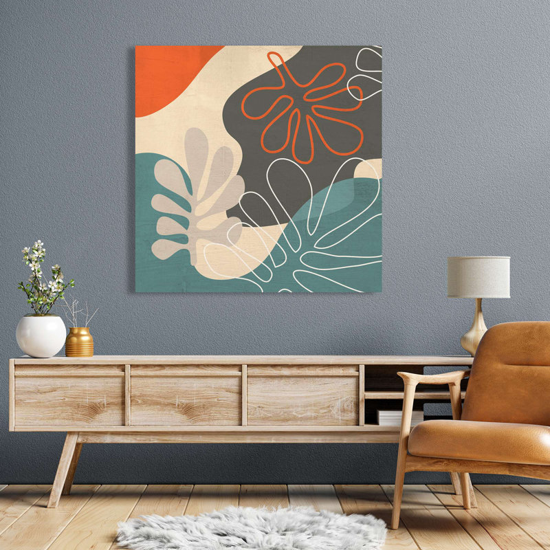 Summer Scene IV by Atelier Deco - Wrapped Canvas Print, 50cm H x 50cm W x 4cm D