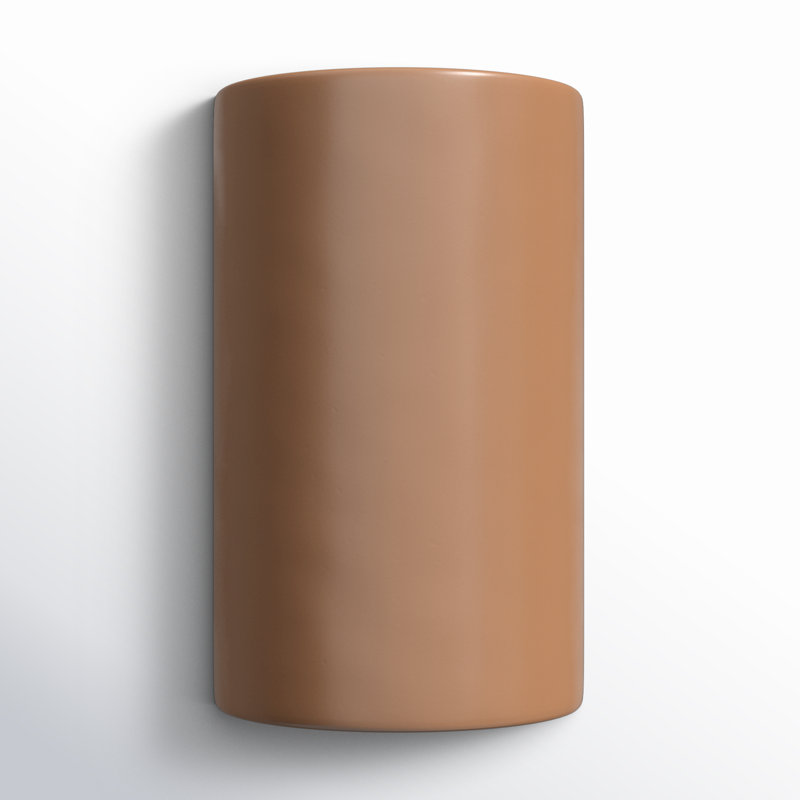 Ranks 1 - Light Flush Mounted Sconce, Matte Green, Integrated LED, 12.5" H x 7.75" W x 4" D