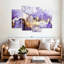 «Purple Haze Abstract», reproduction sur toile tendue de 4 pièces-1438931772