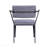 Gray Fabric & Gunmetal Finish Office Chair-1059509946