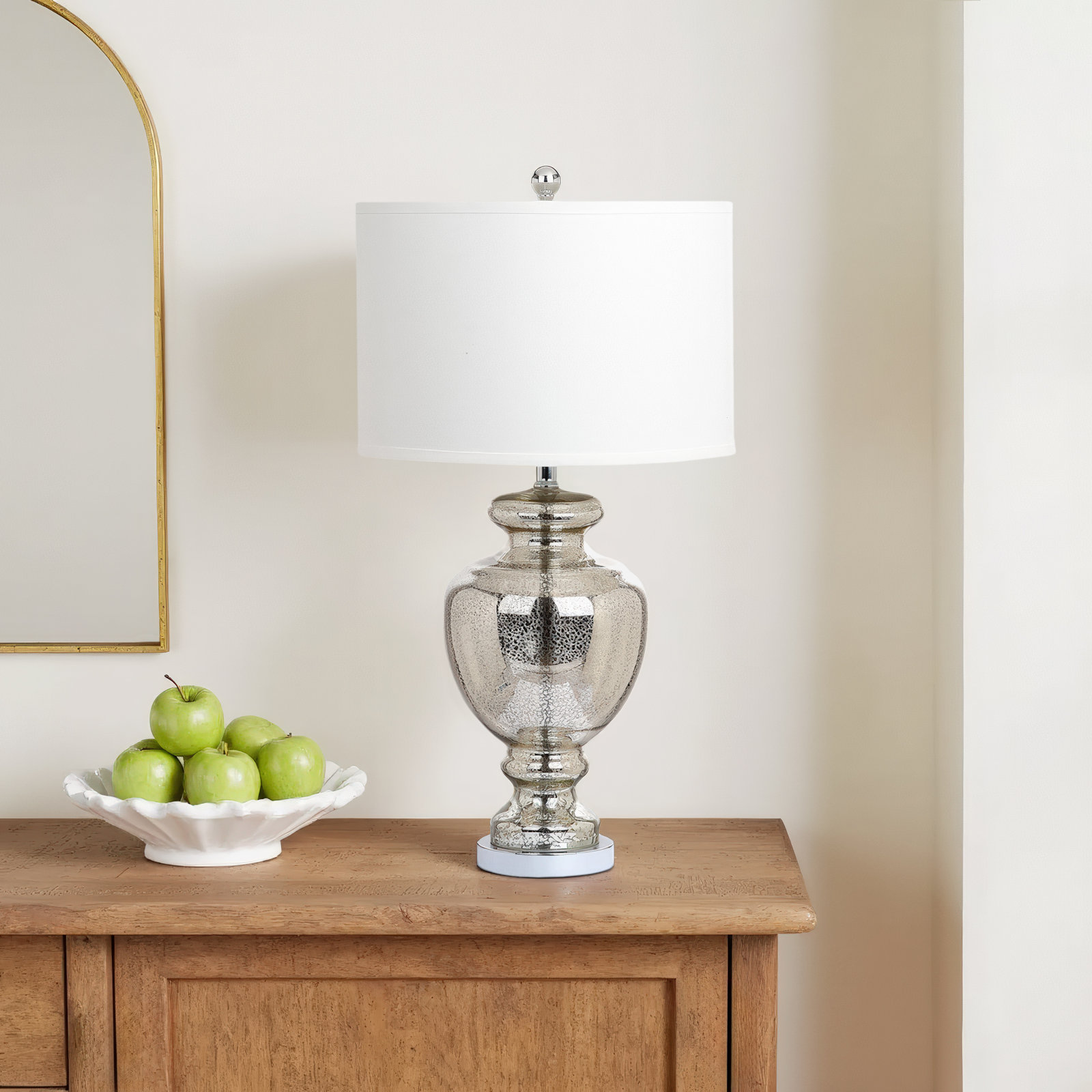 Briggs Table Lamp, Mercury Glass, 1