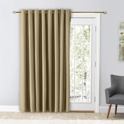 Lakeland Double-Wide Patio Curtain Panel