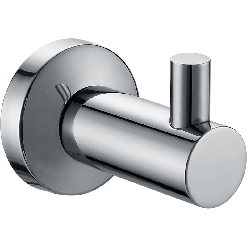 Nirvana 6" Wall Mounted Robe Hook, Polished