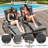 Outdoor Lounge Chairs Set Of 2, Pool Lounge Chairs With Adjustable 5 Position Backrest & Leg Support, Pe Rattan Chaise Lounge Patio Chairs For Backyard Porch Deck-1222444088