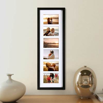 Pierce Manufactured Wood, Glass Picture Frame with Mat