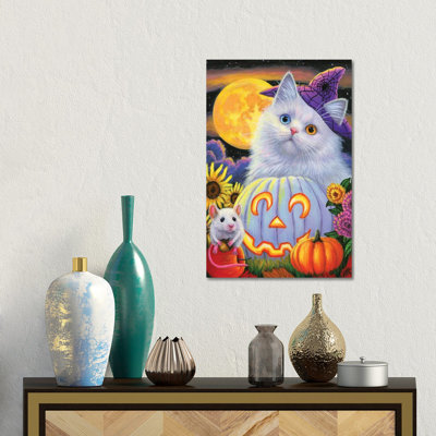 Boo's Halloween - Wall Art Print - Wrapped Canvas