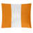 Orange / blanc