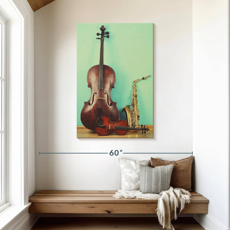 Abarca Jazz Instruments, 45" H x 30" W