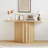 59.05'' Farmhouse Halfmoon Pedestal Console Table Entryway Table-1067747145