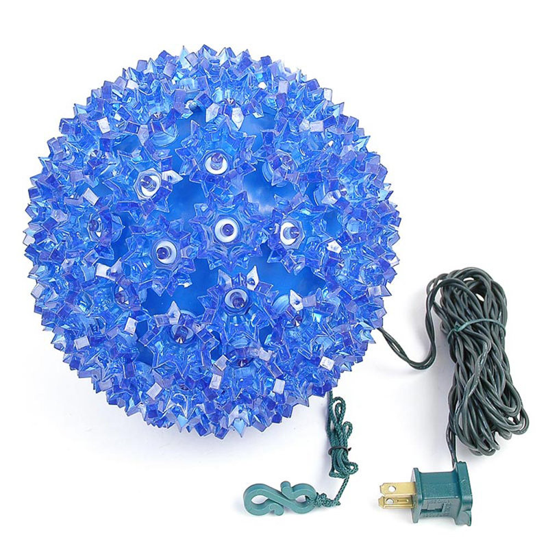 LED Globe Lantern, Blue