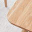 Table en chêne massif de 47,2 po à 63,0 po x 31,5 po x 29,5 po, facile à assembler pour les repas de 1,2 à 1,6 m, à gratter, pour la famille