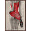 «Follow The Red Dress», reproduction encadrée-62269428