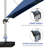 Denni 138.19'' Cantilever Umbrella-858592847