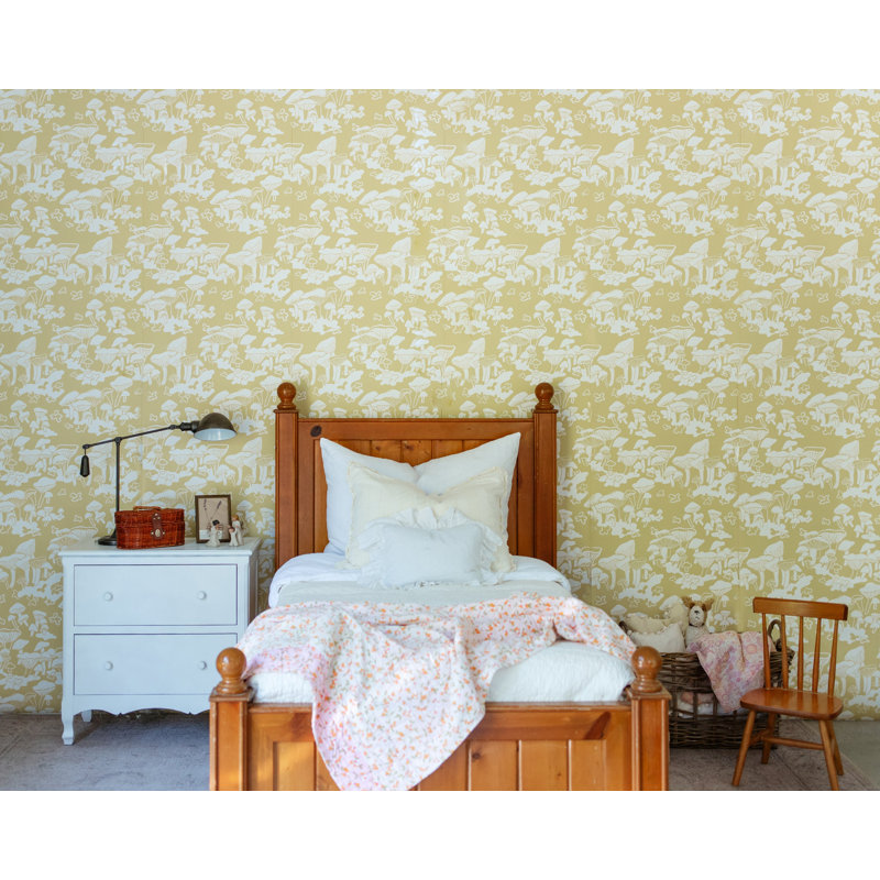 Floral Wallpaper by Kate And Kasey, Non-Pasted