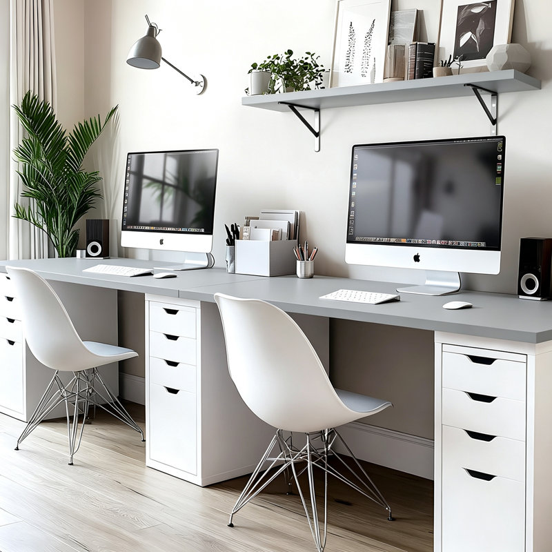 Dessus de table universel, dessus de table en mélamine une pièce, comptoir pour la maison et le bureau Kaboon Universal, Gris