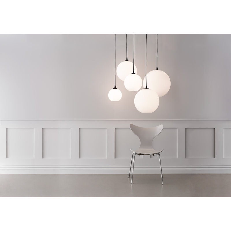 Capo 1 - Light Black Sphere Pendant, 34.2cm H x 35 cm W x 35cm D