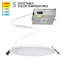 Lotos 6in Led 5-cct Round Recessed Kit-56671942