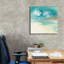  «Cumulus Emerald 1» par Chris Paschke, art mural sur toile, 26 po x 26 po