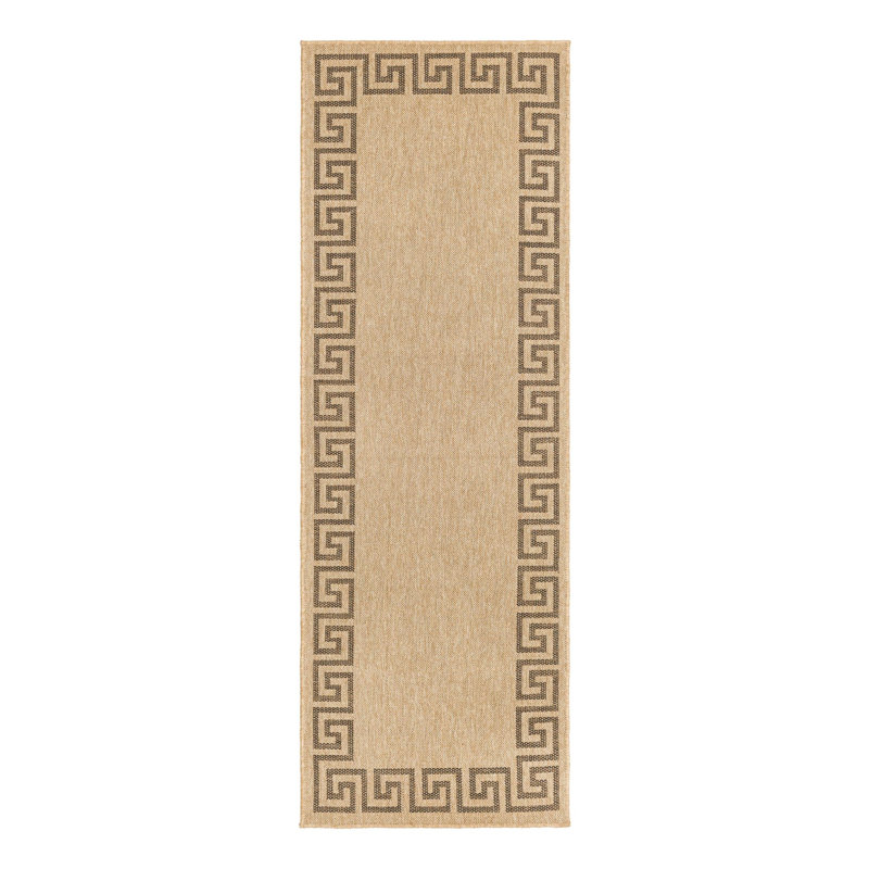 Tapis en polypropylène tissé à la machine Mikayla, Tapis de couloir 2 pi 9 po x 8 pi
