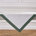 White/Green Shimmer Border