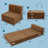 Portable Folding Floor Sofa Bed Chair, 3-In-1 Convertible Floor Futon Mattress-635936062