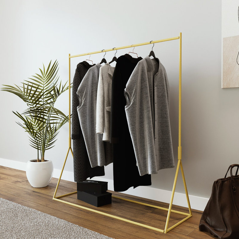 Nebras Solid + Manufactured Wood Wardrobe