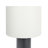 Aura Black Table Lamp With On/Off Switch Black Block Base