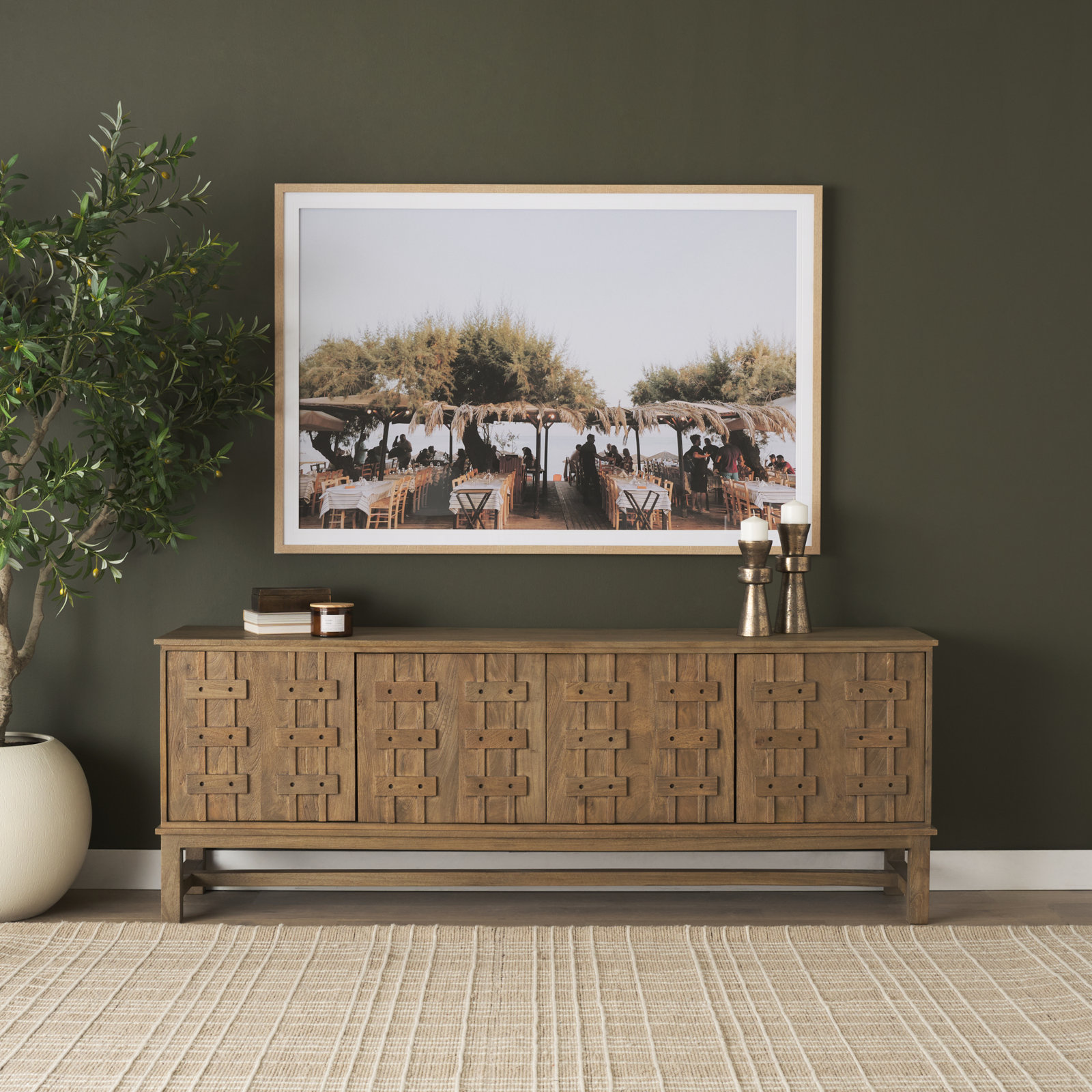 Mango 4-Door Sideboard