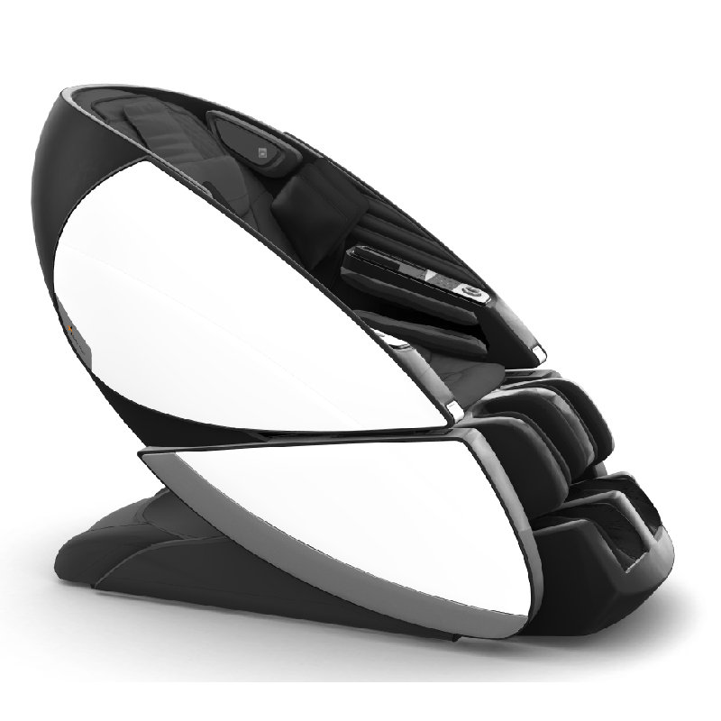 Fauteuil de massage Human Touch Super Novo X Zero Gravity avec massage 4D et fonction chauffante - Revêtement SofHyde noir, portes SofHyde