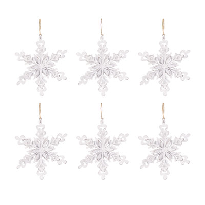 Iron Snowflake Hanger Set of 6