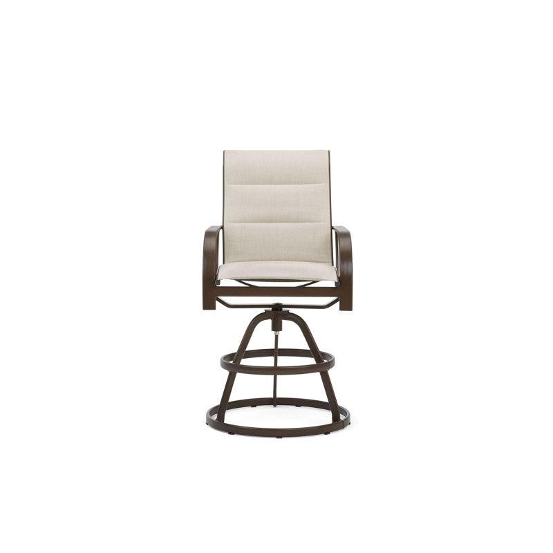 Key West Outdoor Swivel Bar Stool, Asgard Limonetto