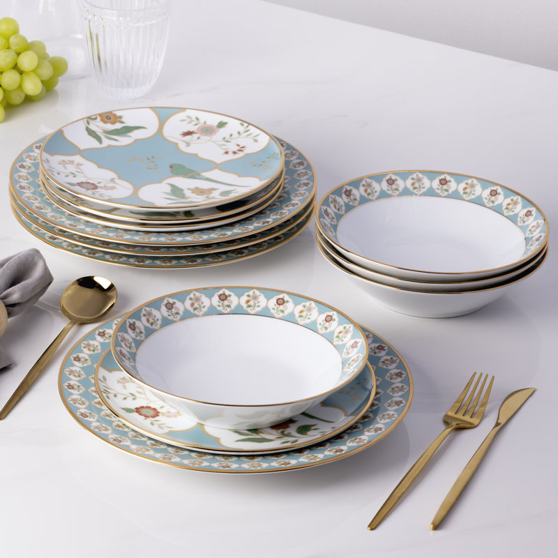 Noritake Lodi's Morning 12-Piece Dinnerware Set, Service For 4