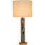 Lampe de table en tissu texturé marbre et lin Opaline-136142086-136142083-136142088
