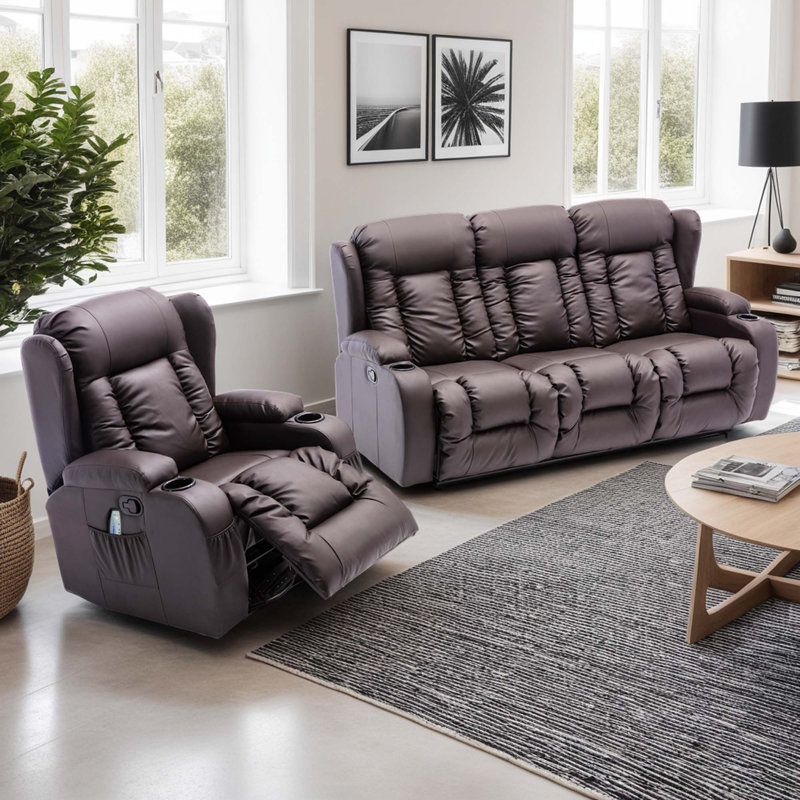 Living Room Set, Brown