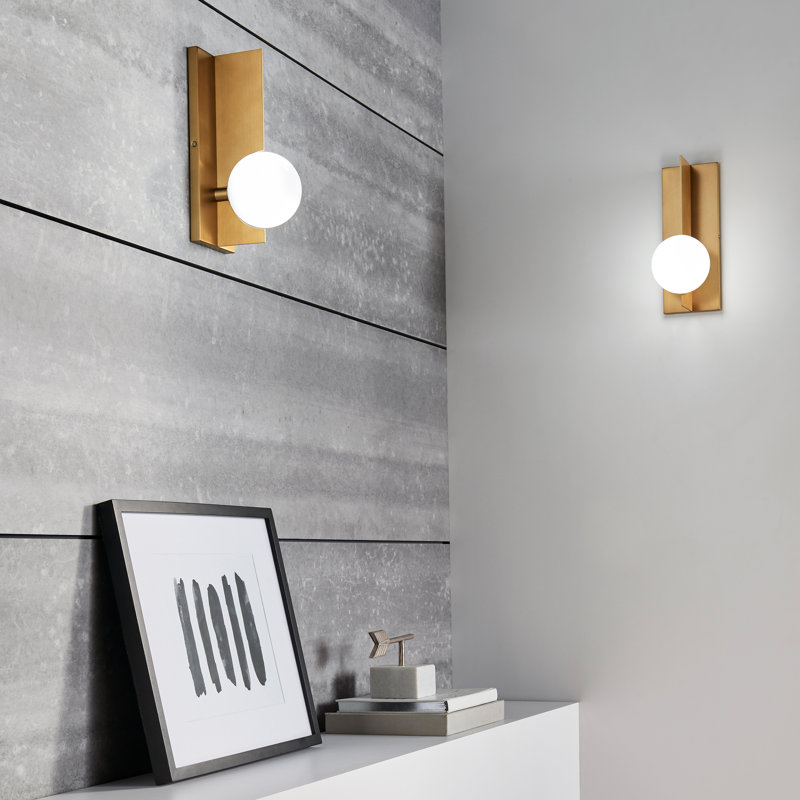 Orbel 1 - Light Corner Wall Light, Polished Nickel, No