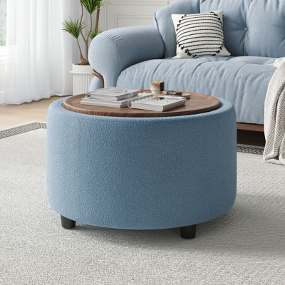 Teddy Round Coffee Table with Storage