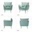 Fauteuil touffeté en polyester de 79,38 cm de large Toulouse-201434510