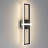 Bordo 1 Light Sconce in Black-587069064