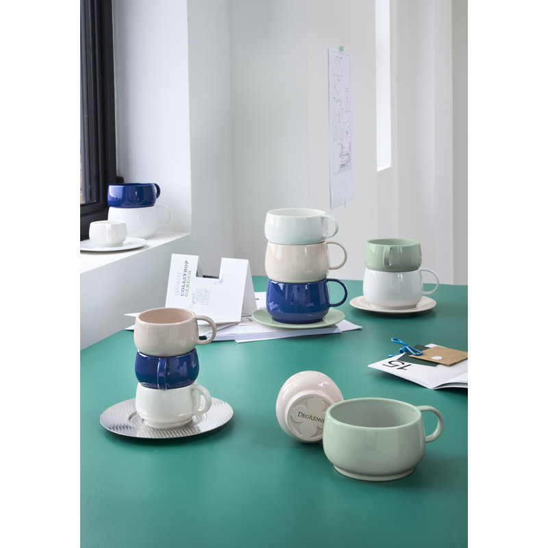 Salam Monochrome Teapot Set Teapot, Almond Green