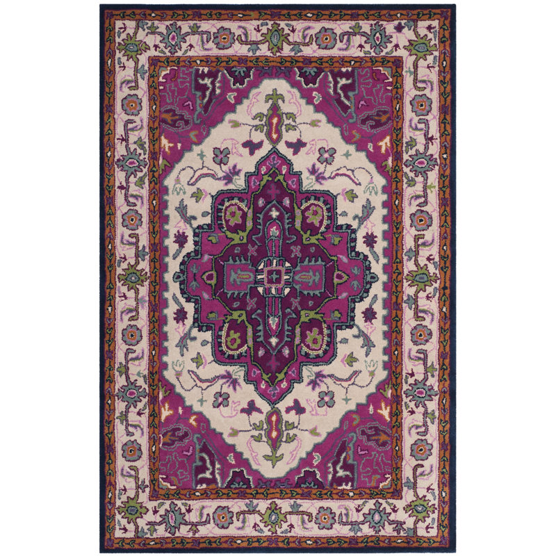 Blokzijl Hand Tufted Wool Oriental Rug, Rectangle 3' x 5'