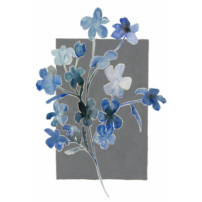 Blue Bouquet I by Grace Popp - Wrapped Canvas Print