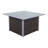 42.99'' Square Aluminum Fire Pit Accessory