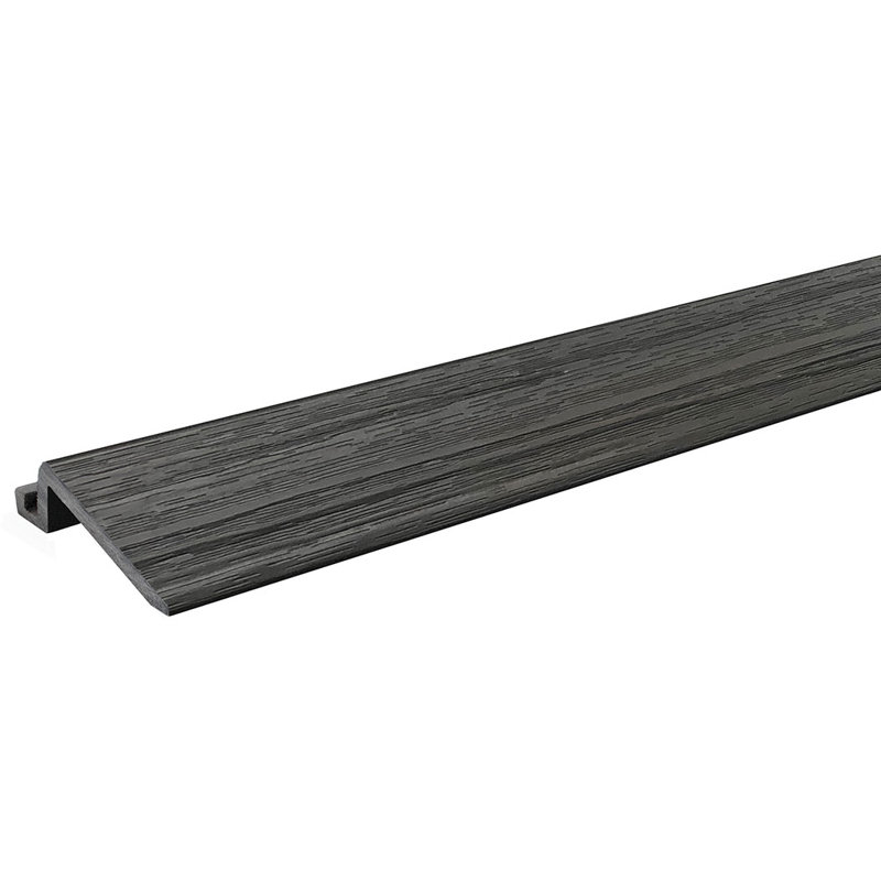 24'' L x 3'' W Plastic Interlocking Deck Outward Corner Trim in Gray